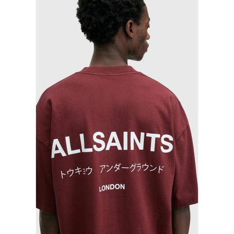 AllSaints Underground Tee Red