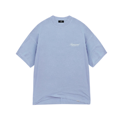 Represent Owners Club Script T-Shirt Blue