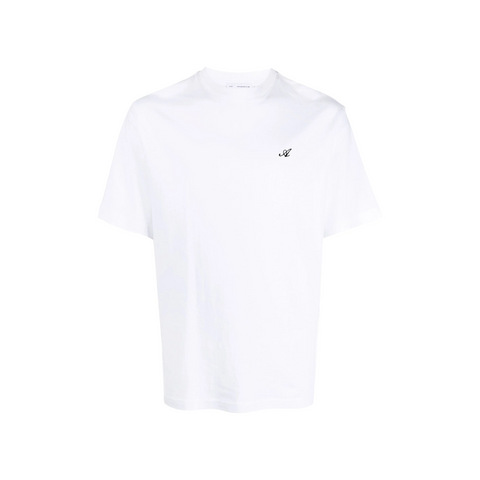 Axel Arigato Playera Blanca "A" Logo Bordado Negro