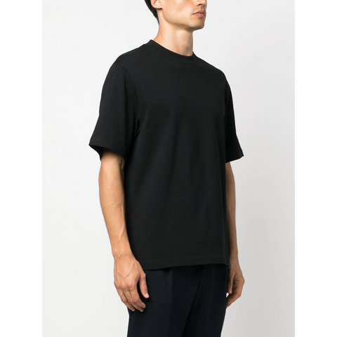Axel Arigato Playera Negra "A" Logo Bordado Negro