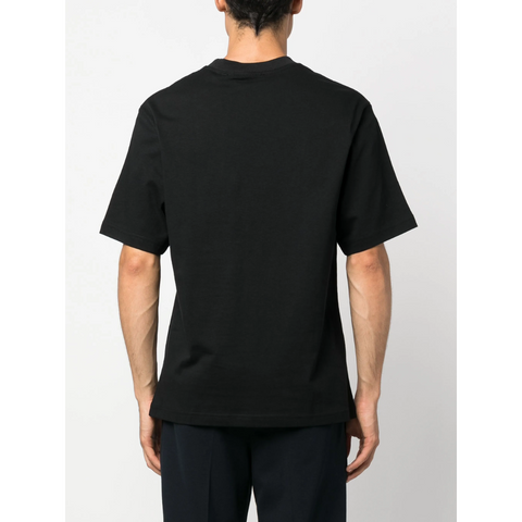 Axel Arigato Playera Negra "A" Logo Bordado Negro