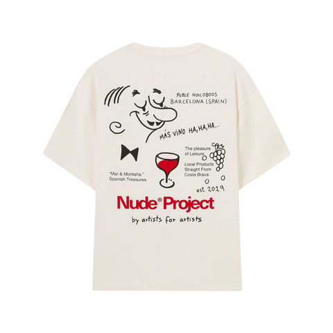 Nude Project Más Vino Tee Marshmallow