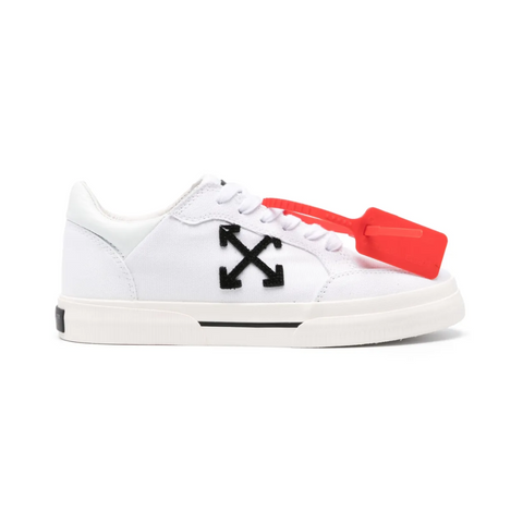 Off White Low Vulcanized White Sneakers