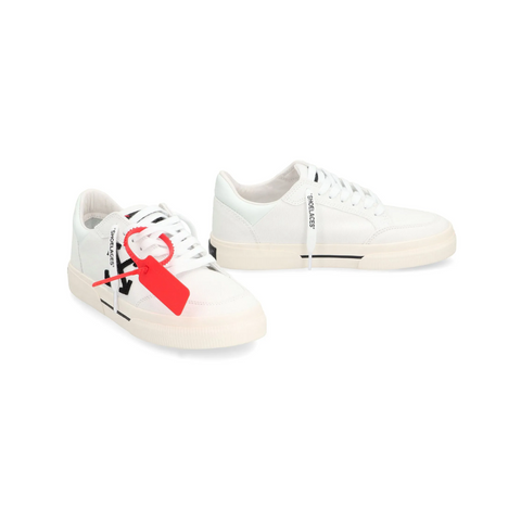 Off White Low Vulcanized White Sneakers