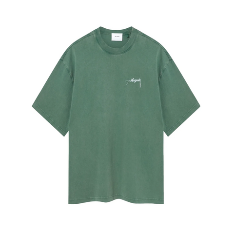 Axel Arigato Playera Verde Logo Bordado