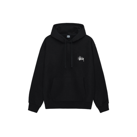 Stussy Basic Hoodie Pigment Dyed Black