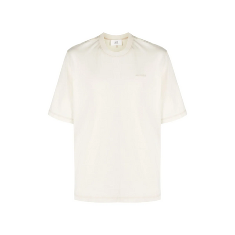 AMI Paris Logo Bordado Beige