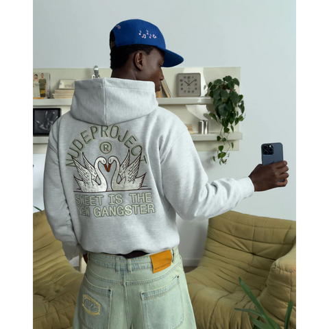 Nude Project Swans Hoodie Gris