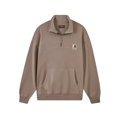 Nude Project Half Zip Brown