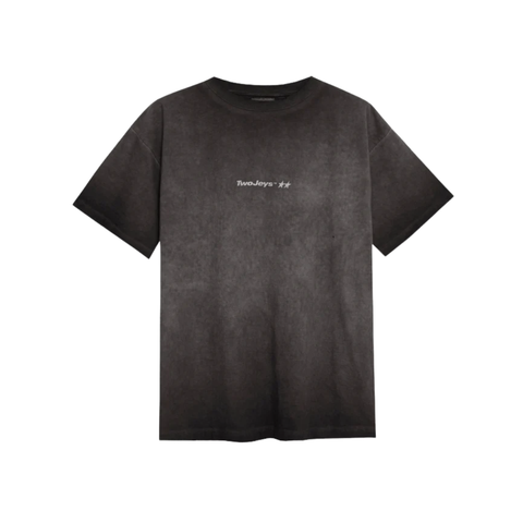 Two Jeys Tshirt Icon Washed Black