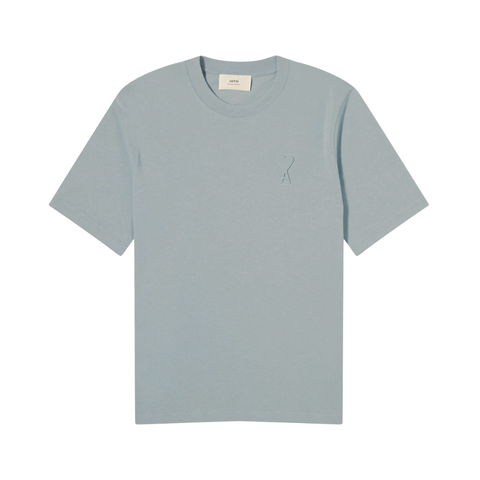 Ami Paris T-shirt Embossed Logo Blue