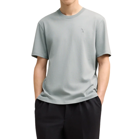 Ami Paris T-shirt Embossed Logo Blue