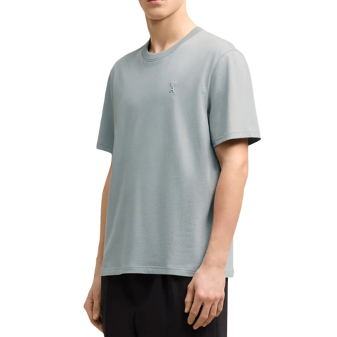Ami Paris T-shirt Embossed Logo Blue