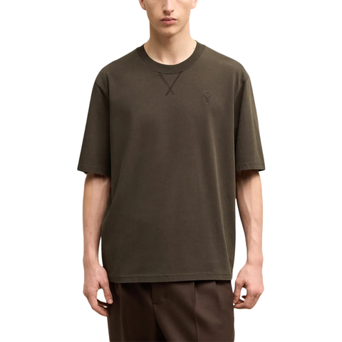 Ami Paris Oversize Tshirt Brown
