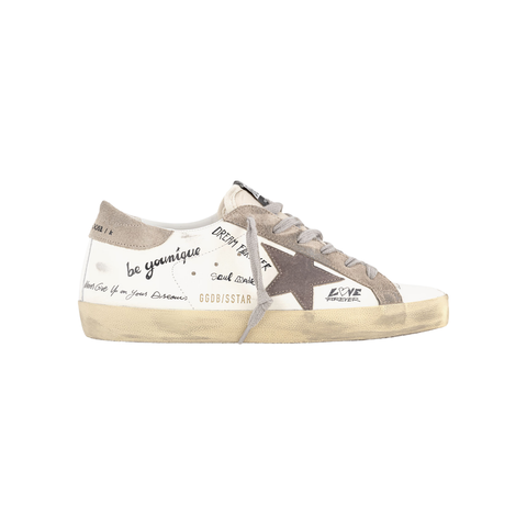 Golden Goose Superstar Taupe Graffiti