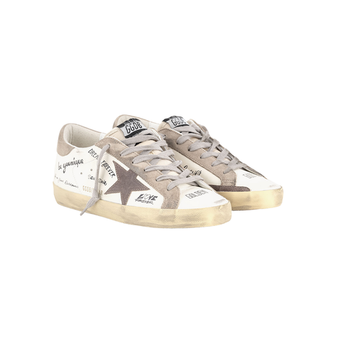 Golden Goose Superstar Taupe Graffiti