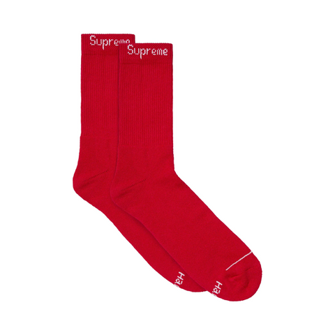 Supreme Hanes Socks - (1 Par) Red