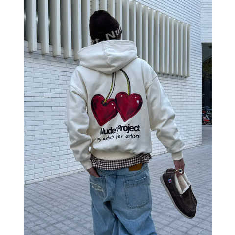Nude Project Juicy Cherry Hoodie Marshmallow