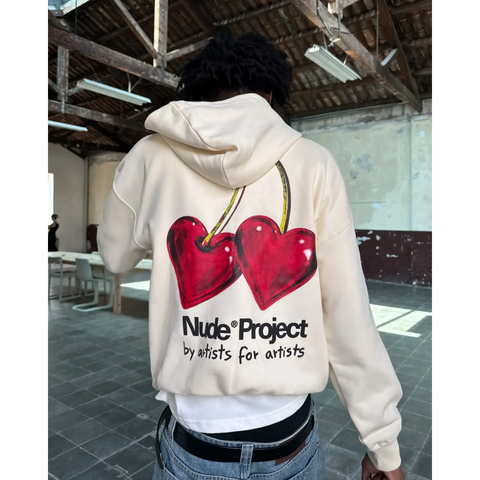 Nude Project Juicy Cherry Hoodie Marshmallow
