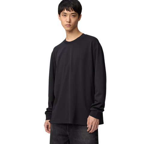 Uniqlo AIRism Camiseta Manga Larga Negra