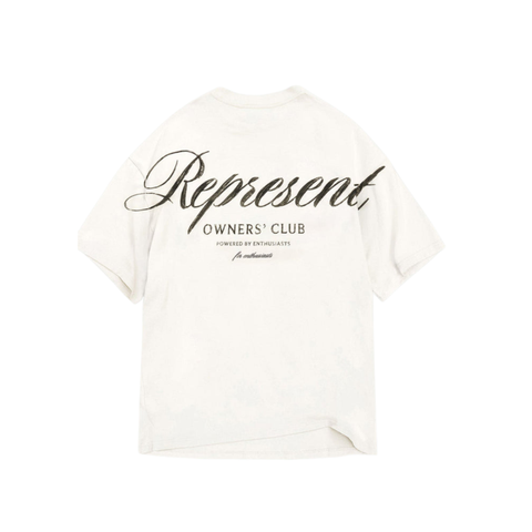 Represent Owners Club Script White