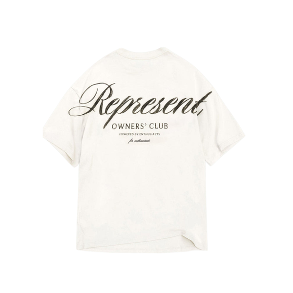 Represent Owners Club Script White