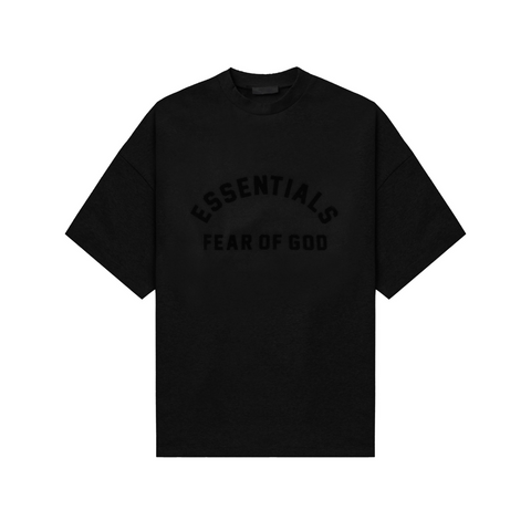 Fear of God Essentials Front Logo Black