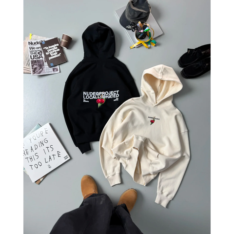 Nude Project Locally Hated Cherry Hoodie Black