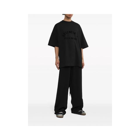 Fear of God Essentials Front Logo Black