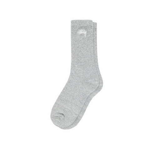 Stussy Stock Crew Sock - Grey