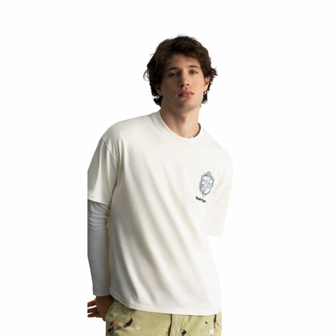 Nude Project Macro Escudo Tee White