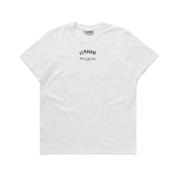 Ganni Tee White