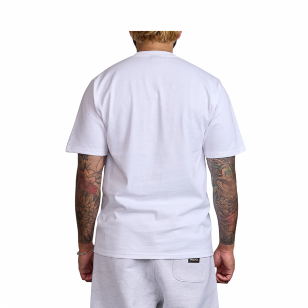 Stussy Worldwide Dot Tee White - vista alterna
