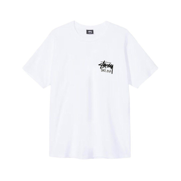 Stussy Stock Santa Ana Tee White
