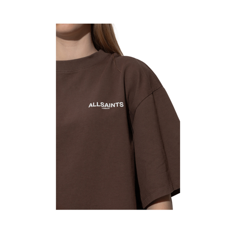 Allsaints Guardian Amelie Tee brown