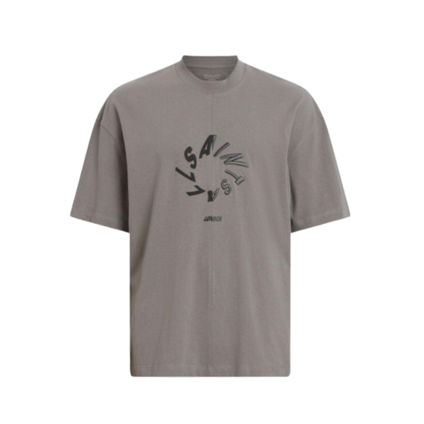 Allsaints Halo SS Crew Tee Cool Grey