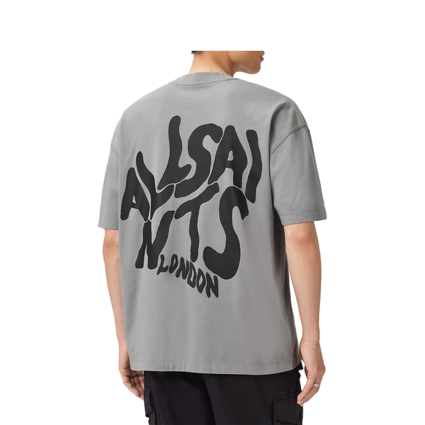 Allsaints Orlando Crew Tee Grey - vista alterna