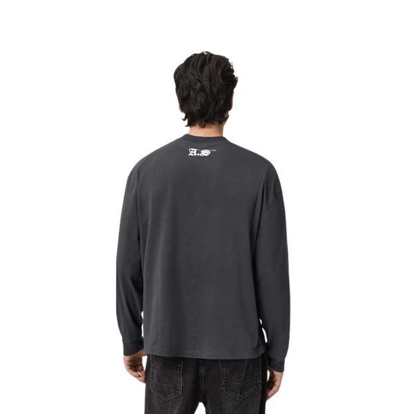 Allsaints Kindred Crew Ls Tee Grey - vista alterna