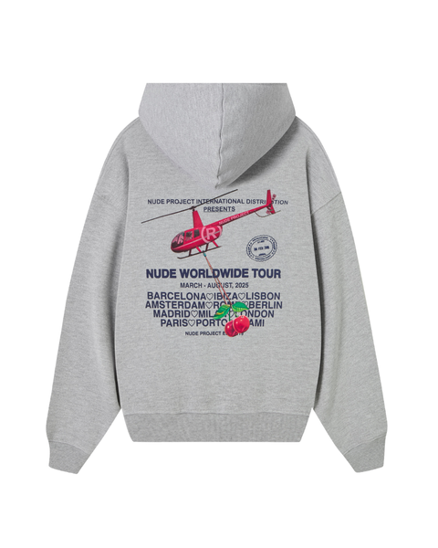 Nude Project Nude Tour Hoodie Grey
