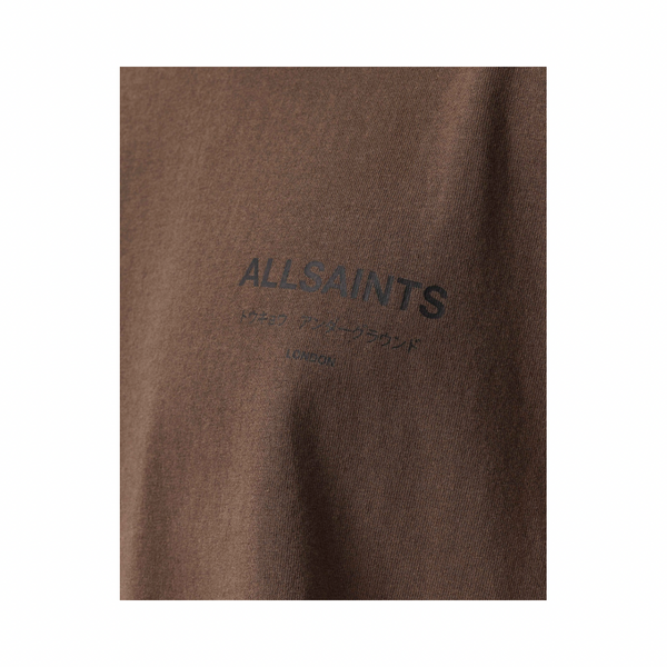 Allsaints Uderground brown Tee - vista alterna