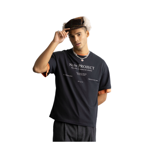 Nude project Camiseta Piano Negra