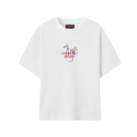 Nude Project Camiseta Jazz Cafe Blanca